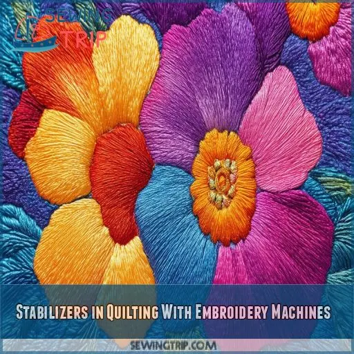 Stabilizers in Quilting With Embroidery Machines