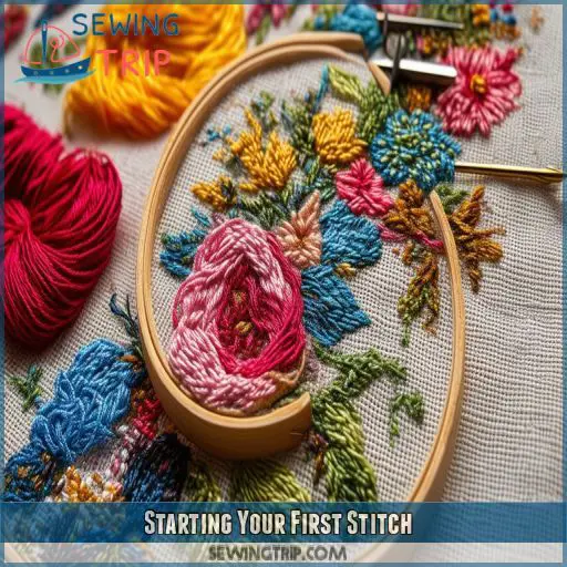 Starting Your First Stitch