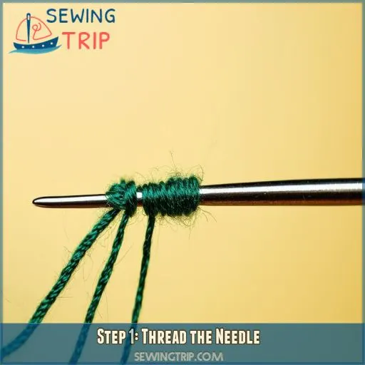 Step 1: Thread the Needle