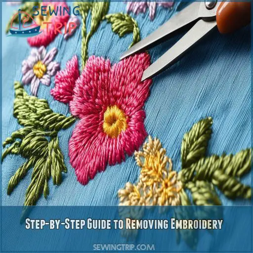 Step-by-Step Guide to Removing Embroidery
