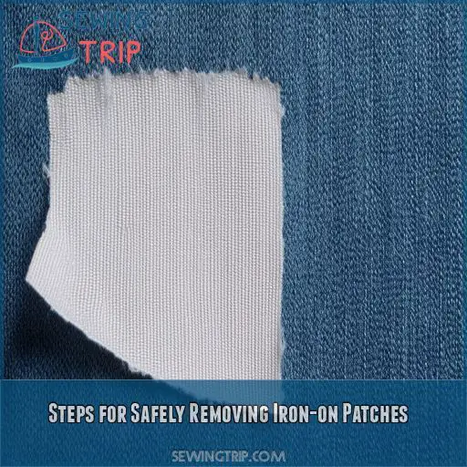 Steps for Safely Removing Iron-on Patches