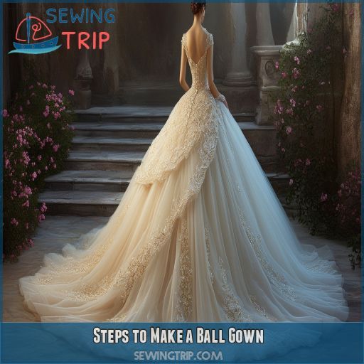 Steps to Make a Ball Gown