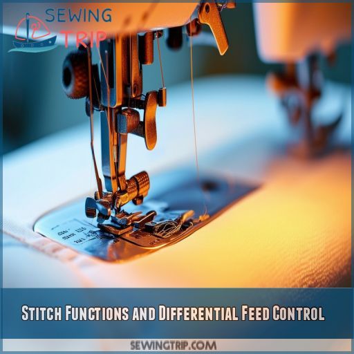 Stitch Functions and Differential Feed Control