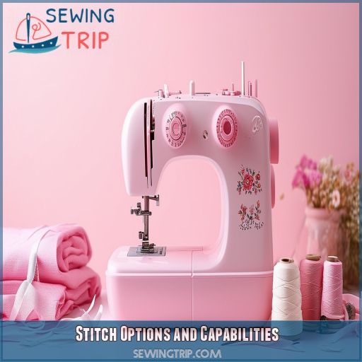 Stitch Options and Capabilities