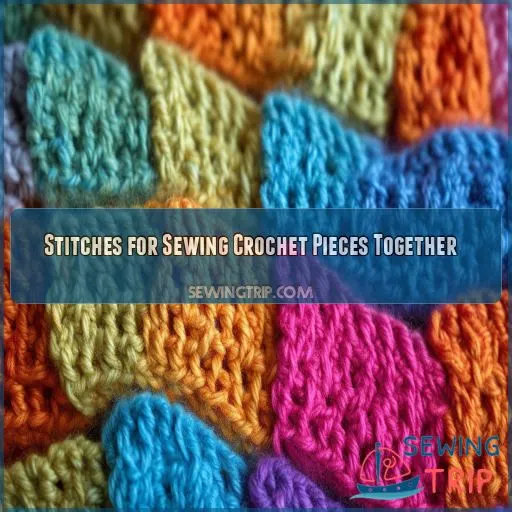 Stitches for Sewing Crochet Pieces Together