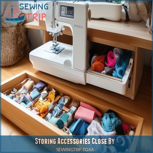 Storing Accessories Close By Storing Accessories Close By