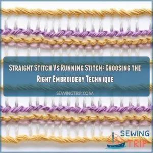 Straight Stitch Vs Running Stitch