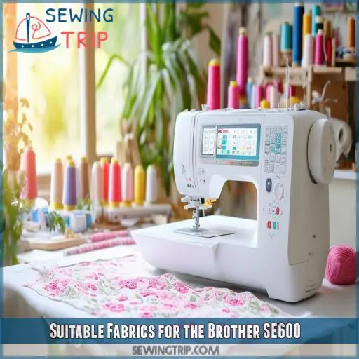 Suitable Fabrics for the Brother SE600
