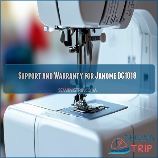 Support and Warranty for Janome DC1018