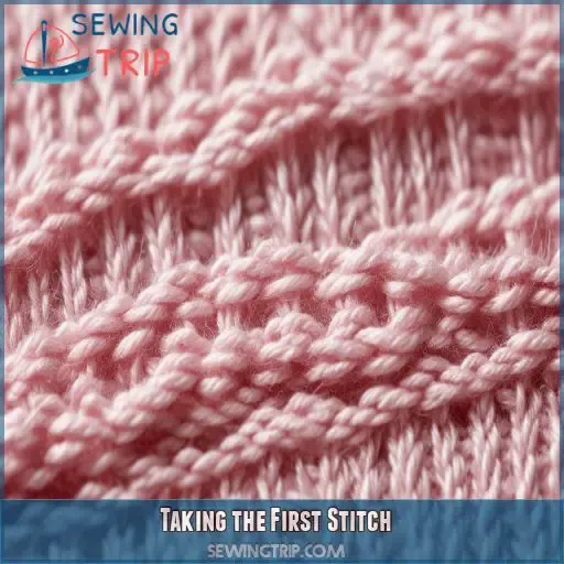 Taking the First Stitch