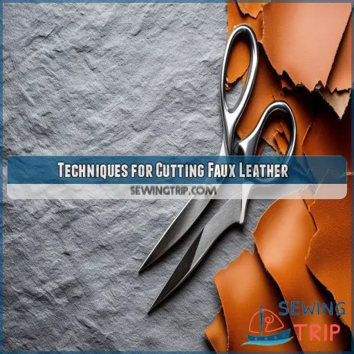 Techniques for Cutting Faux Leather