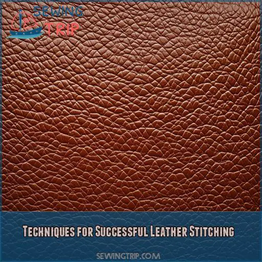 Techniques for Successful Leather Stitching Techniques for Successful Leather Stitching