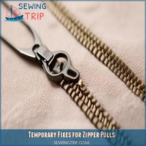 Temporary Fixes for Zipper Pulls