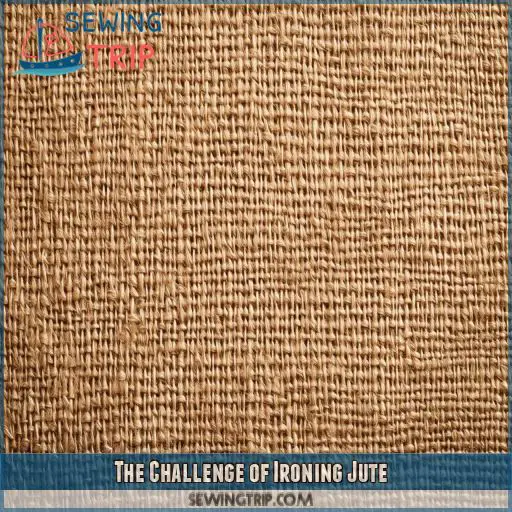 The Challenge of Ironing Jute
