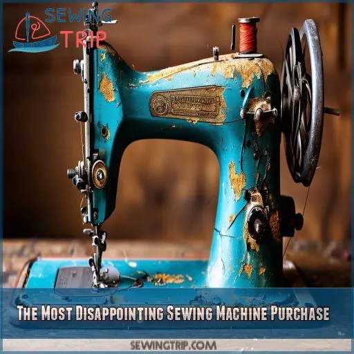 The Most Disappointing Sewing Machine Purchase