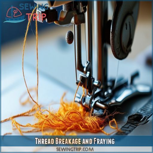 Thread Breakage and Fraying Thread Breakage and Fraying