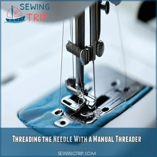 Threading the Needle With a Manual Threader