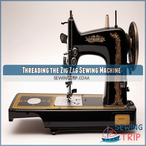 Threading the Zig Zag Sewing Machine