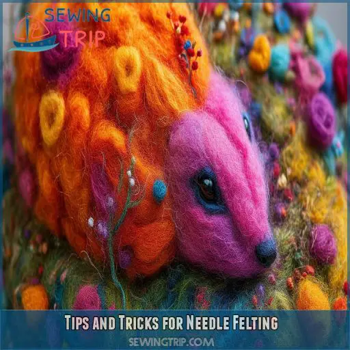 Tips and Tricks for Needle Felting