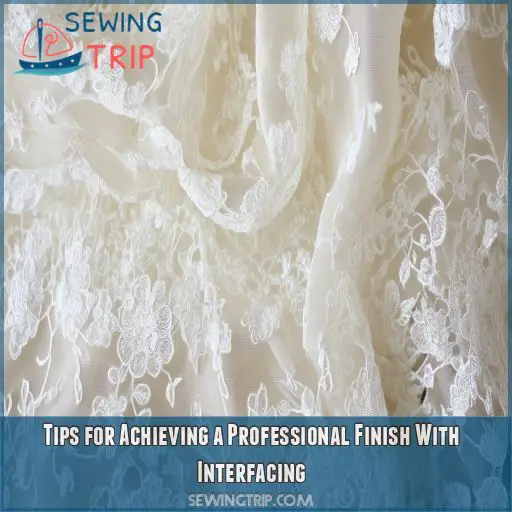 Tips for Achieving a Professional Finish With Interfacing