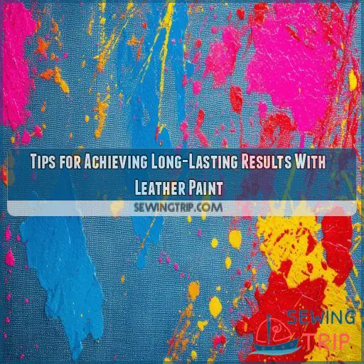 Tips for Achieving Long-Lasting Results With Leather Paint