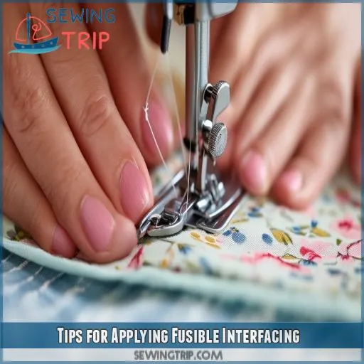 Tips for Applying Fusible Interfacing