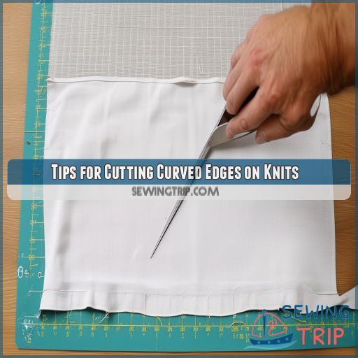 Tips for Cutting Curved Edges on Knits