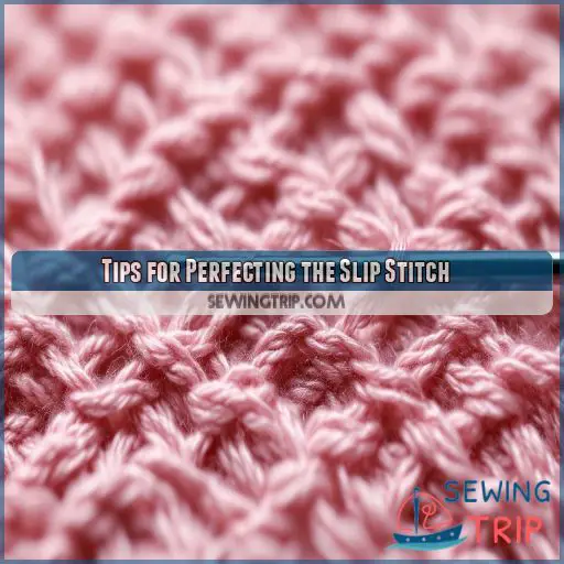 Tips for Perfecting the Slip Stitch