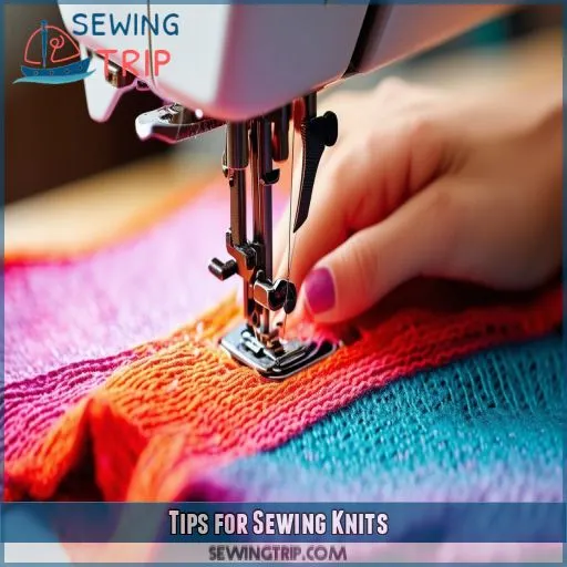 Tips for Sewing Knits