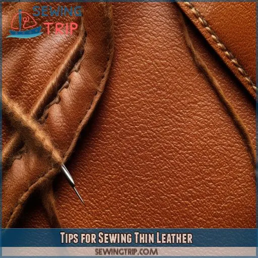 Tips for Sewing Thin Leather