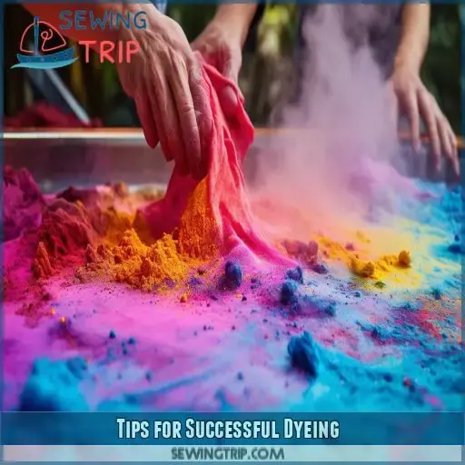 Tips for Successful Dyeing