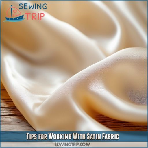 Tips for Working With Satin Fabric Tips for Working With Satin Fabric