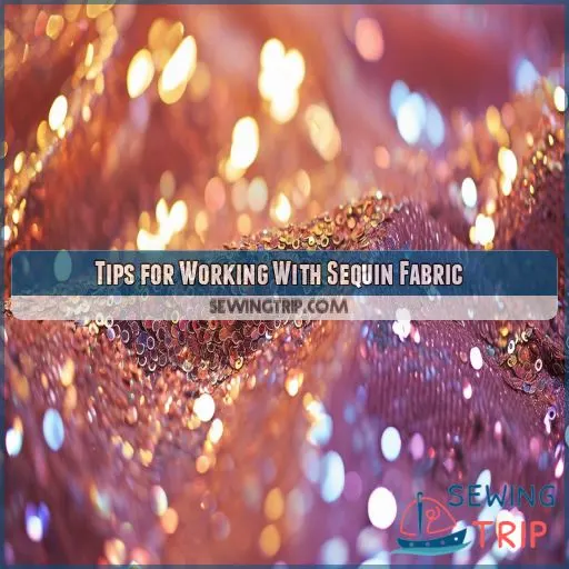 Tips for Working With Sequin Fabric