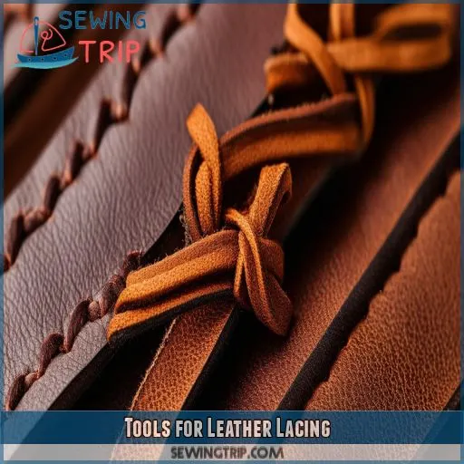 Tools for Leather Lacing