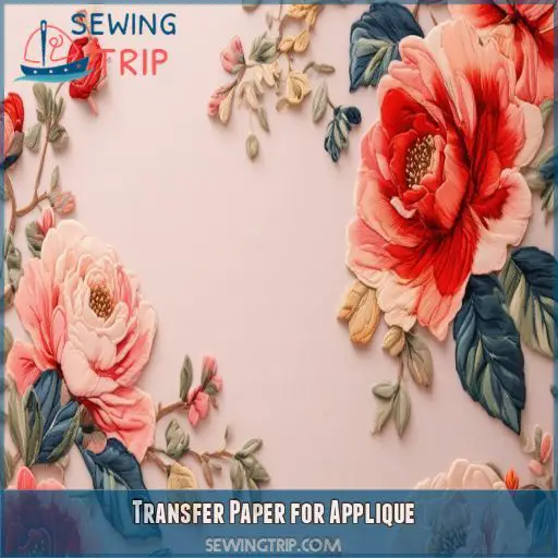Transfer Paper for Applique
