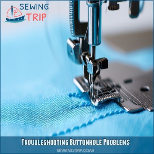 Troubleshooting Buttonhole Problems
