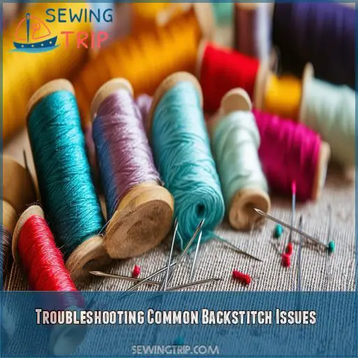 Troubleshooting Common Backstitch Issues