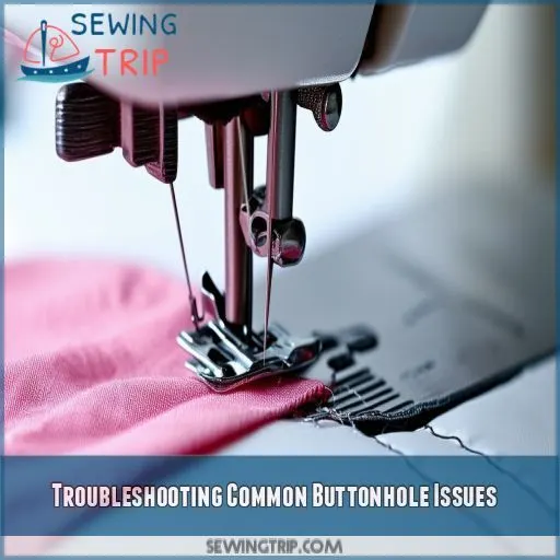 Troubleshooting Common Buttonhole Issues