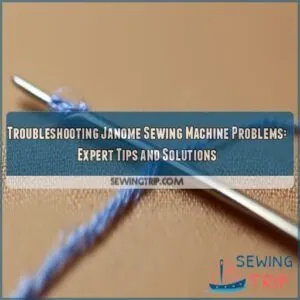 troubleshooting janome sewing machine problems