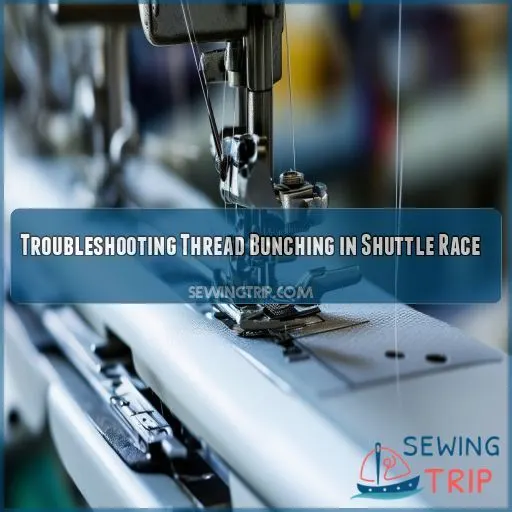 Troubleshooting Thread Bunching in Shuttle Race