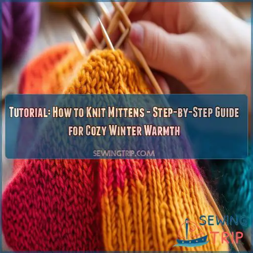 tutorialshow to knit mittens