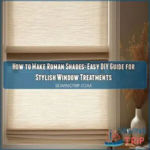 tutorialshow to make roman shades