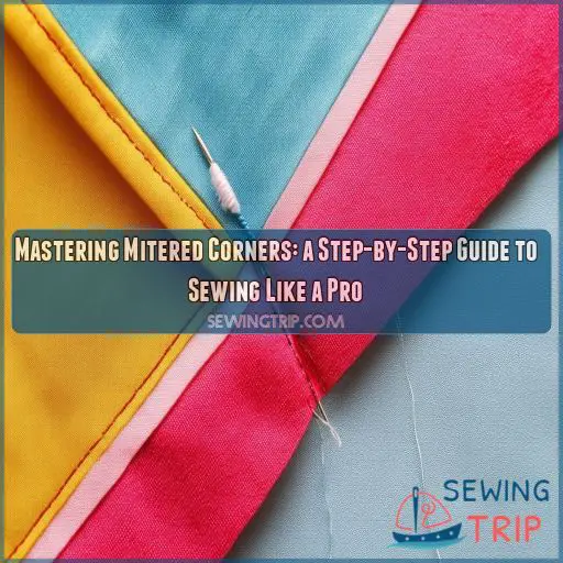 tutorialshow to sew a mitered corner