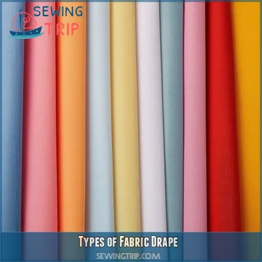 Types of Fabric Drape