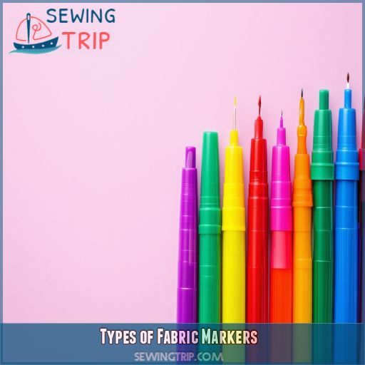 Types of Fabric Markers