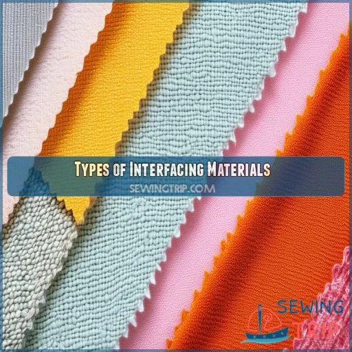 Types of Interfacing Materials