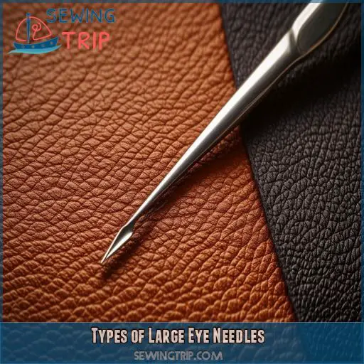 Types of Large Eye Needles
