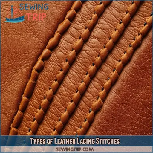 Types of Leather Lacing Stitches