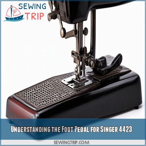 Understanding the Foot Pedal for Singer 4423