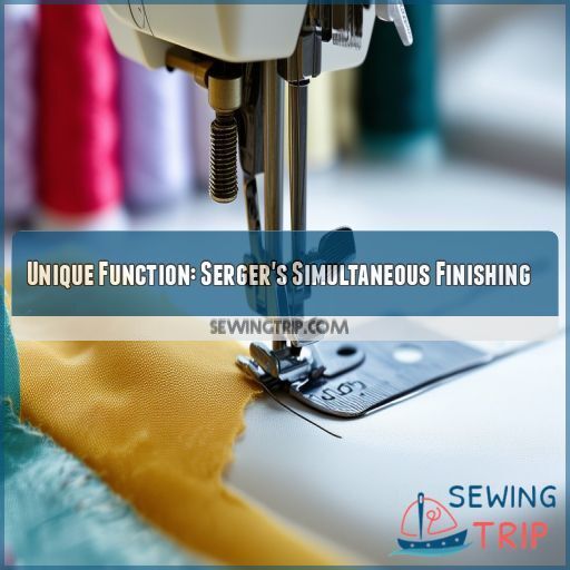 Unique Function: Serger's Simultaneous Finishing